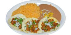 street taco plate